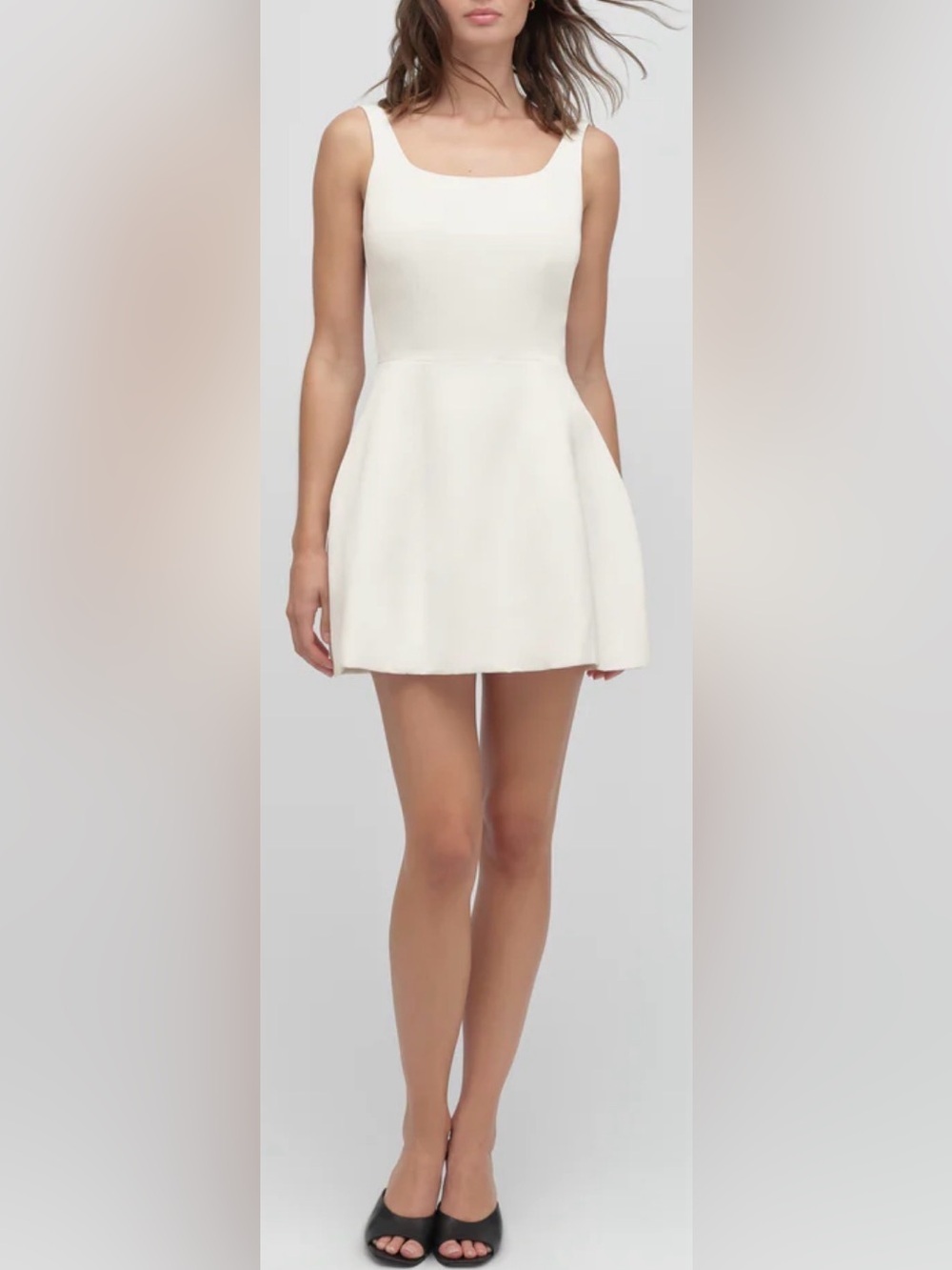 NEW Favorite Daughter The MORGAN ivory linen blend mini dress sz 4